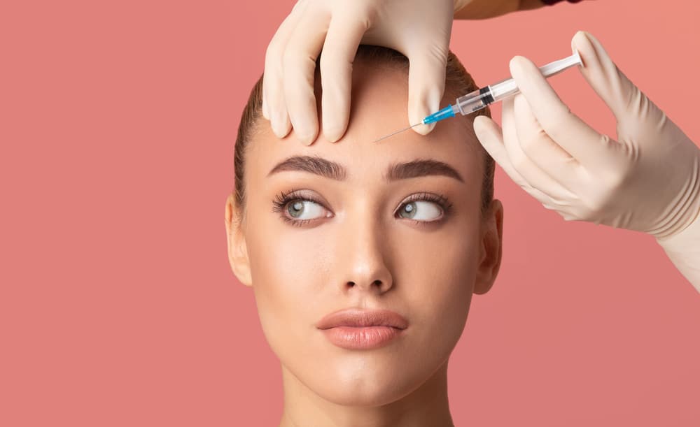 Woman's face getting BOTOX in Tuscaloosa, AL